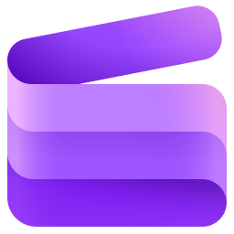 Logotipo de Clipchamp
