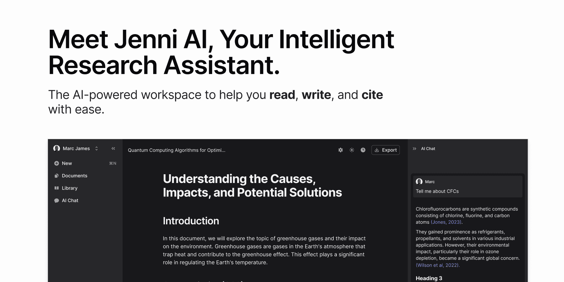 Logotipo de Jenni AI