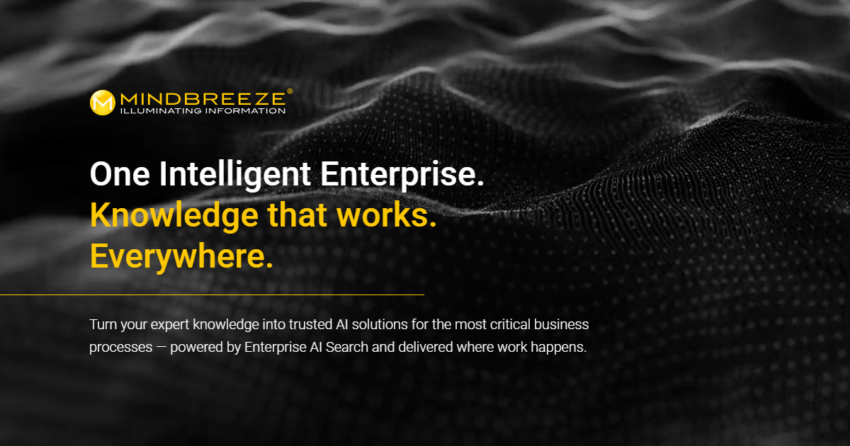 Logotipo de Mindbreeze