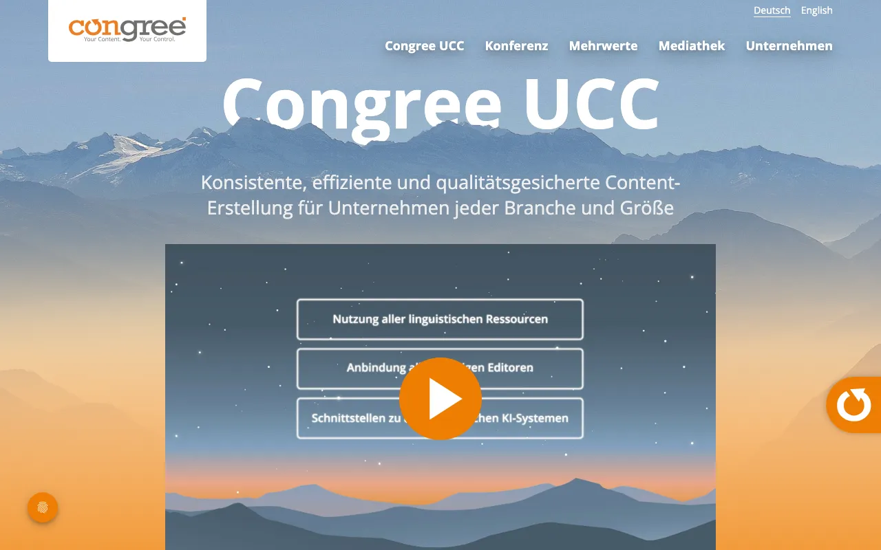 Página de inicio de Congree el 2026-09-19