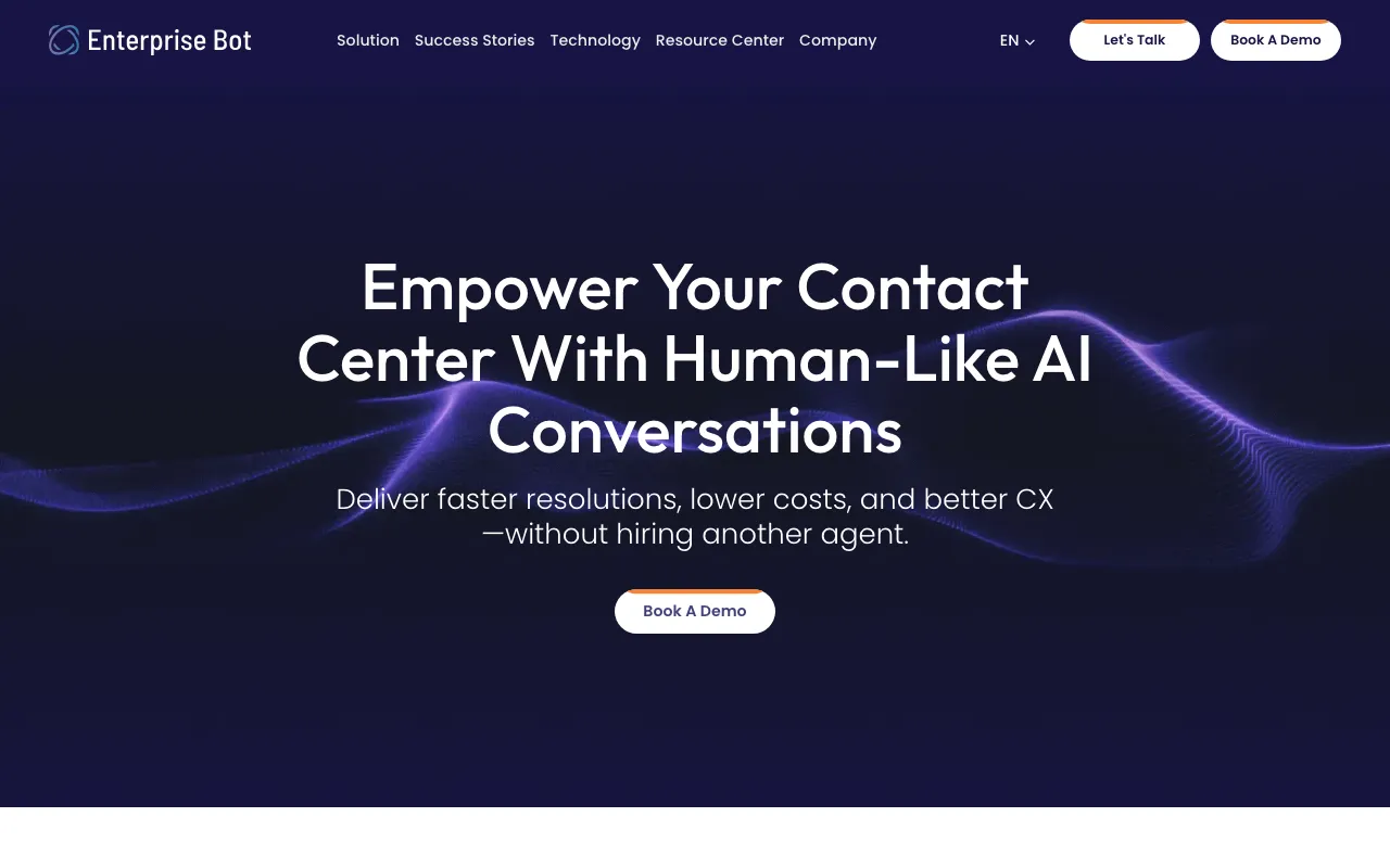 Página de inicio de Enterprise Bot el 2026-09-19